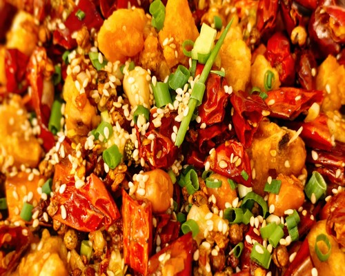 麻辣鸡丁